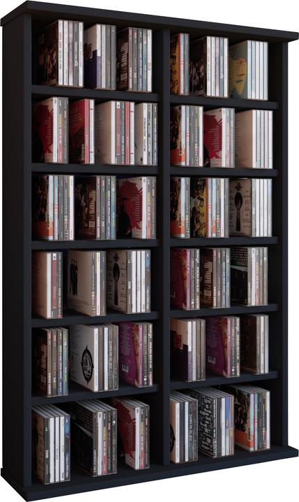 Actual product image VCM Wood CD DVD Stand Shelf Ronul (60 x 18 x 92 cm)
