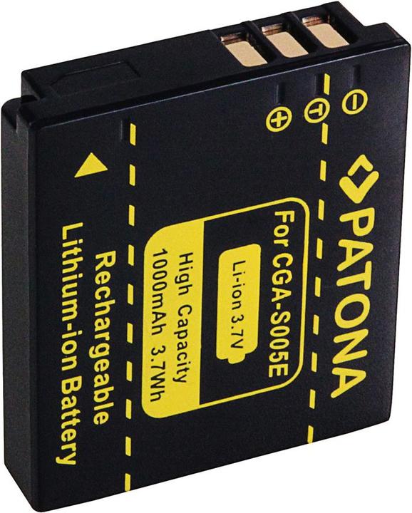 Actual product image Patona Battery f. Panasonic CGA-S005E (Rechargeable battery)