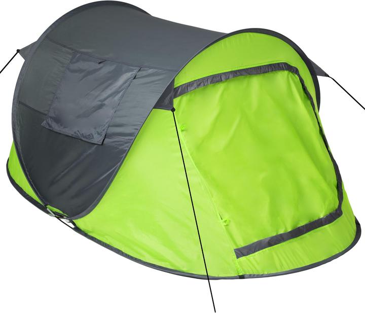 Produktbild tectake Pop-Up Wurfzelt (Wurfzelt, 1.50 kg, 2 Personen)