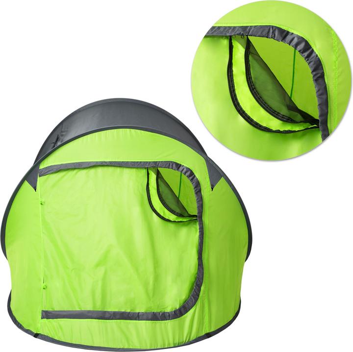 Produktbild tectake Pop-Up Wurfzelt (Wurfzelt, 1.50 kg, 2 Personen)