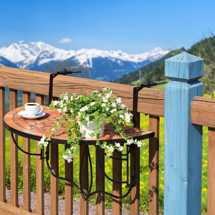 Image du produit tectake Table de balcon (76 cm)