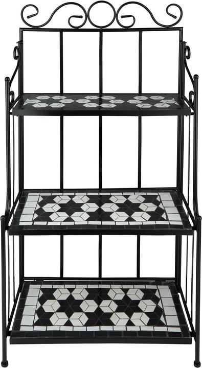 Actual product image tectake Metal shelf