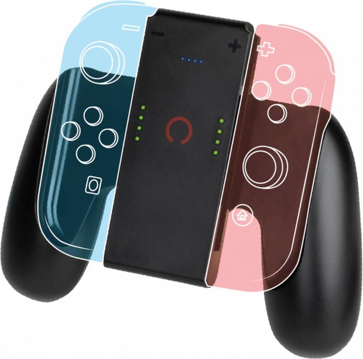Konix Impugnatura comoda per la ricarica dei Joy-Con (Switch)