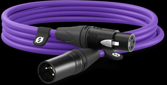 Actual product image RØDE XLR-3 Purple (3 m, XLR)