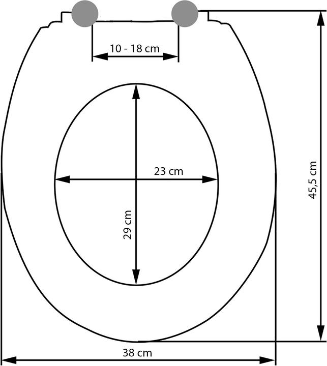 Produktbild tectake WC Sitz