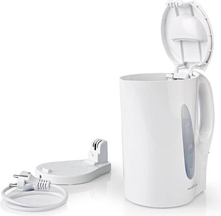 Produktbild Nedis Wasserkocher | 1.7 l | Plastik | Weiss | Boil-dry protection (1.70 l)