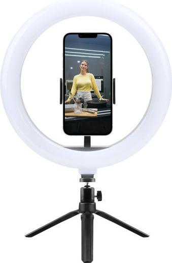 Actual product image Akashi Ring light + smartphone holder and tripod (Ring light)
