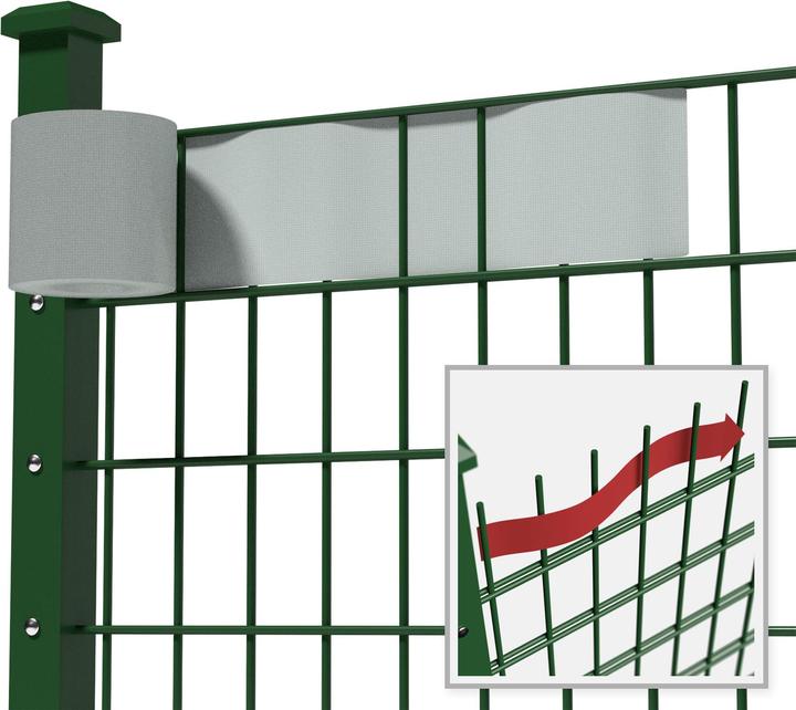 Actual product image tectake PVC privacy film
