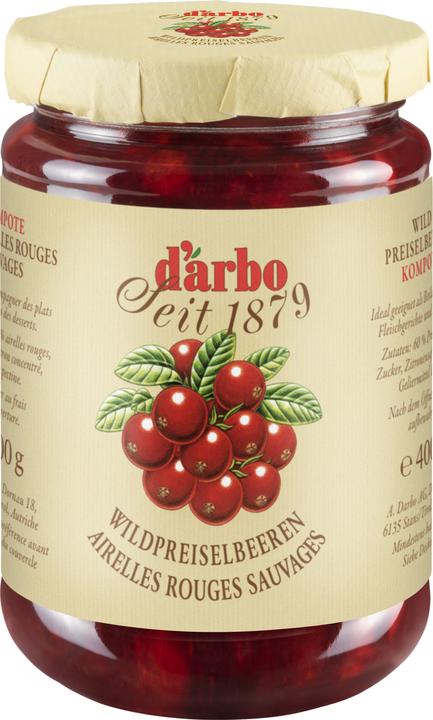 D'arbo Wildpreiselbeeren (400 g)