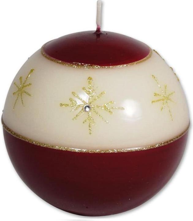 Image du produit Seyko Geschenke 110469 - Boule de bougie "Mercure" rouge, 8 cm