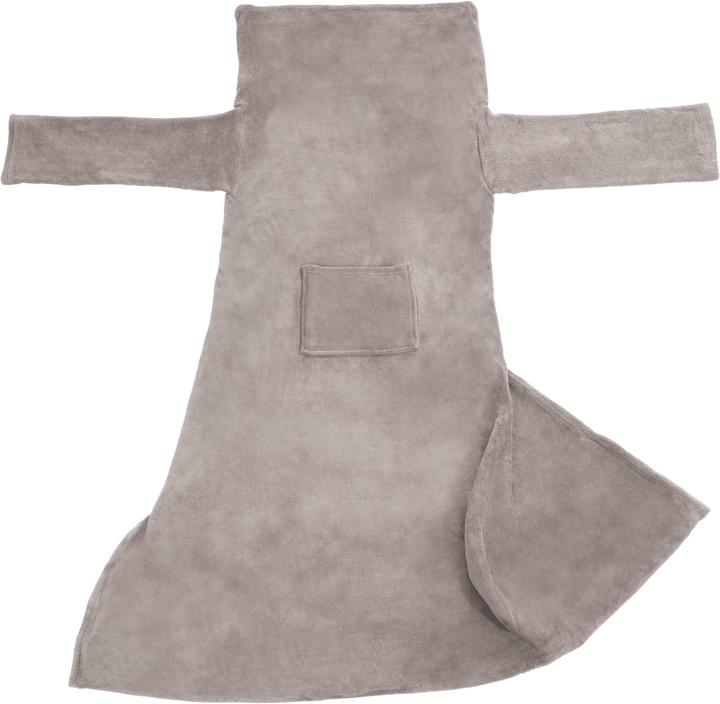 Produktbild tectake 2x Kuscheldecke mit Ärmeln (200 x 170 cm)