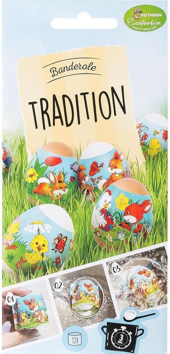 Brauns Heitmann Brauns-Heitmann 12 Eierbanderolen Tradition in 4 Motiven (1 x)