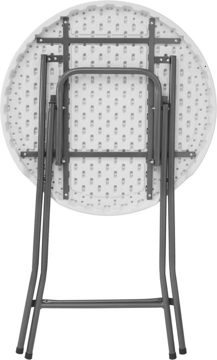 Image du produit tectake Table de bar (Ø 80 x 110 cm)
