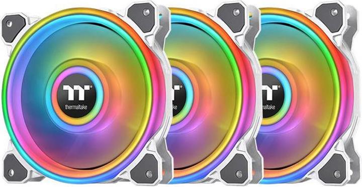 Produktbild Thermaltake Riing Quad 14 RGB Weisse Edition (140 mm, 3 x)