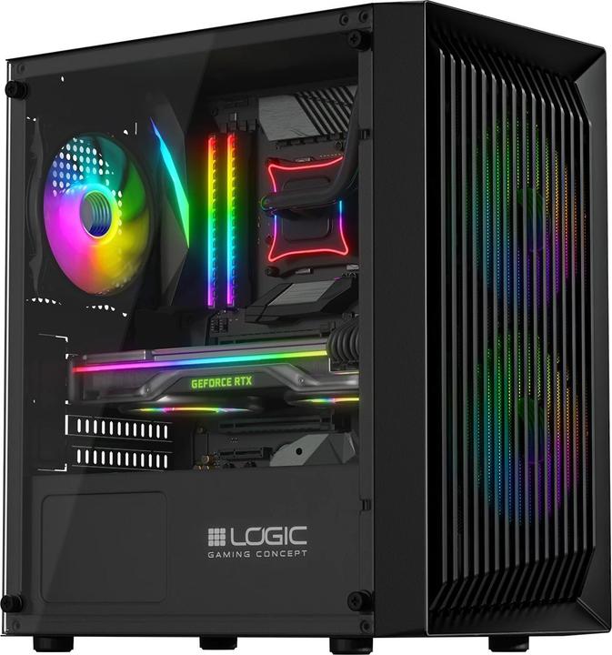 Actual product image Logic Obudowa Atos RGB Mini USB 3.0 Bez Zasilacza (mATX, Mini-ITX)