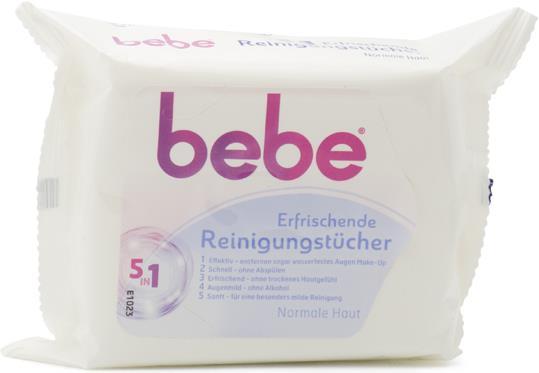 Actual product image Bebe nourishing cleansing wipes normal skin 5in1 (Cleaning cloths)