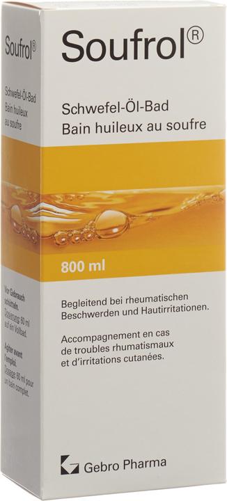 Soufrol Schwefel-Öl-Bad (800 ml, Badeöl)