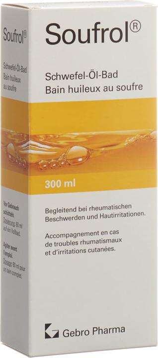 Actual product image Soufrol Sulphur oil bath (300 ml, Bath oil)