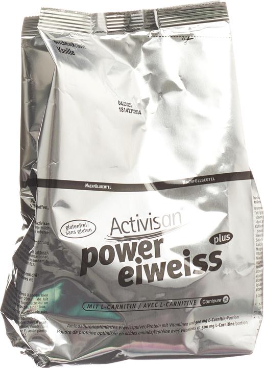 Actual product image Activisan Power Protein with L-Carnitine Vanilla (1 Piece, Powder, 500 g)