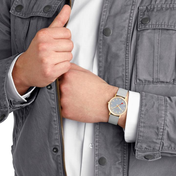 Image du produit Mondaine Classic - Inspiré par la nature - IP Gold (Montre analogique, 36 mm)