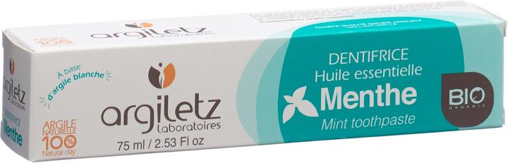 Image du produit Argiletz Dentifrice Menthe Bio (75 ml)