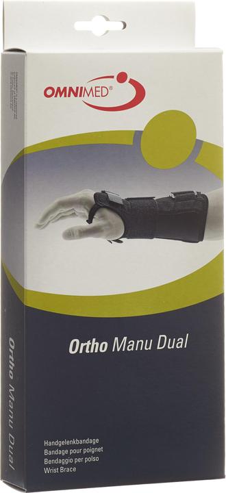 Omnimed Ortho Manu Dual Wristba M black (M)