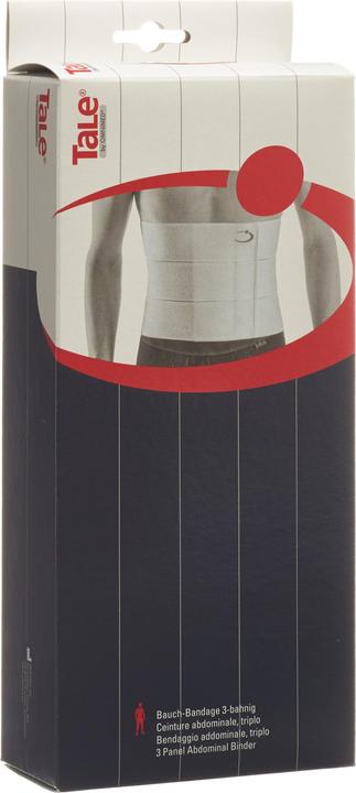 Actual product image Tale belly bandage 22.5 >151cm 3-lane white (L)