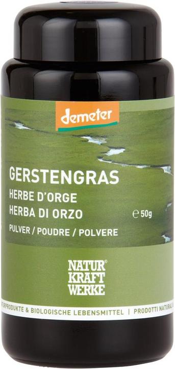 Produktbild NaturKraftWerke Gerstengras Pulver Demeter (1 Stück, Granulat, 50 g)