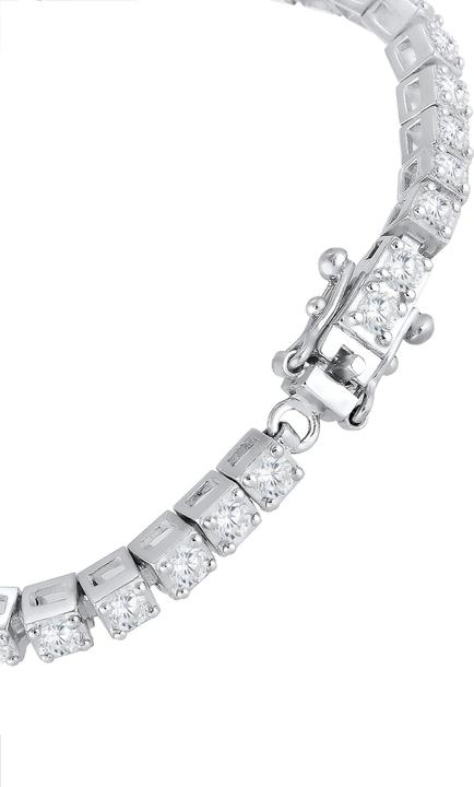 Immagine prodotto Elli Tennisarmband mit Zirkonia Kristallen (18 cm, Argento)