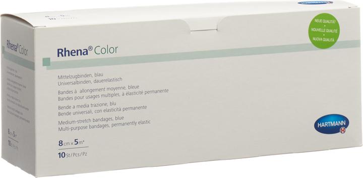 Image du produit Rhena Bande élastique couleur 8cmx5m bleu ouvert