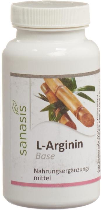 Image du produit Sanasis Gélule de L-Arginine Base (120 pièce(s), Capsules, 119 g)