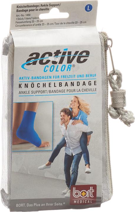 Actual product image Bort Medical ActiveColor ankle brace M -23cm blue (M)