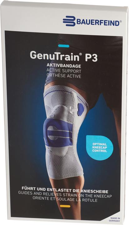 Produktbild GenuTrain P3 Aktivbandage Grösse 2 rechts titan (2)