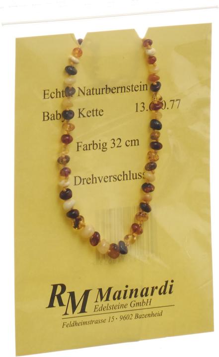 Produktbild Mainardi Natur Bernstein 32cm farbig Drehverschl