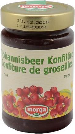 Image du produit Morga Confiture de pulpe de groseilles (350 g)
