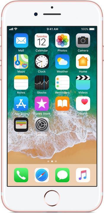 Produktbild Apple iPhone 7 (128 GB, Rose Gold, 4.70", Single SIM, 12 Mpx, 4G)