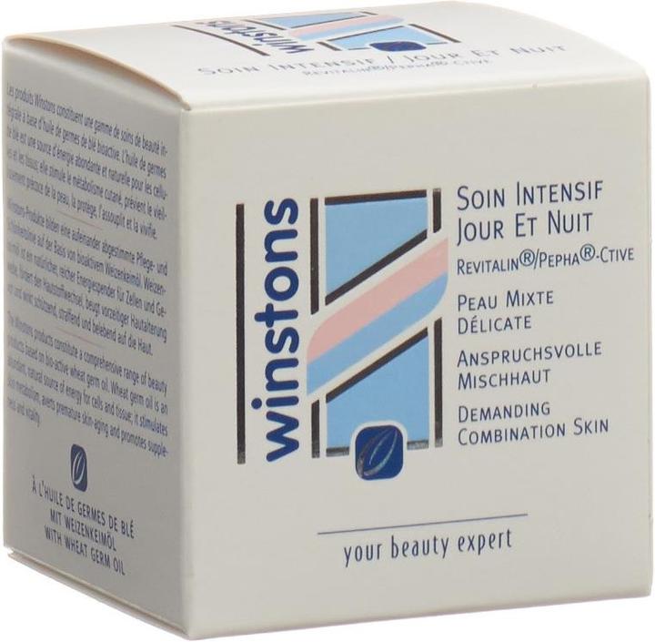 Immagine prodotto Winstons Jour+Nuit Soin pelle mista sensibile al sapone (50 ml, Crema 24h)