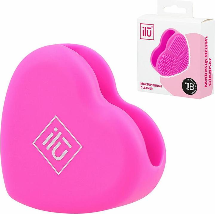 Produktbild Tools for Beauty T4B ILU Makeup Brush Cleaner Silicone Cosmetic Brush Cleaning - Hot Pink