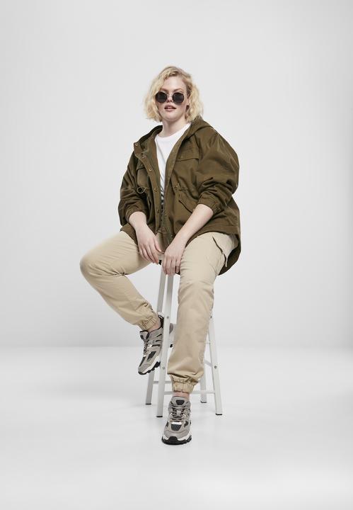 Actual product image Urban Classics Ladies High Waist Cargo Jogging Pants (XL)