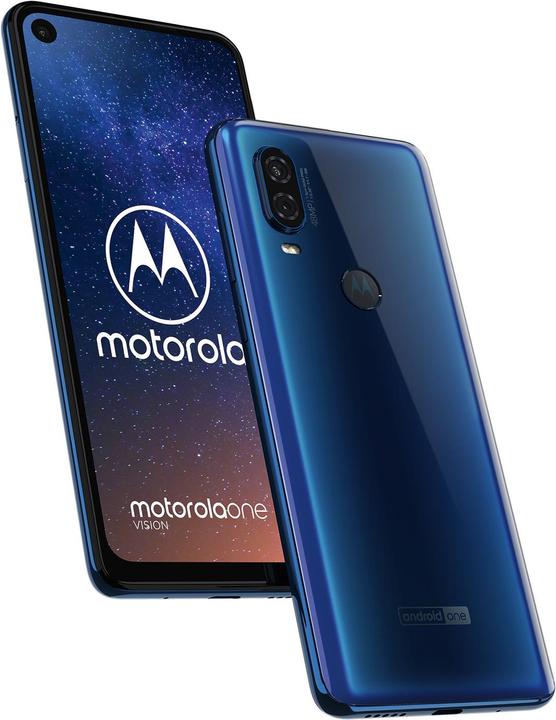 Image du produit Motorola One Vision (128 Go, Gradient de saphir, 6.30", Double SIM hybride, 48 Mpx, 4G)