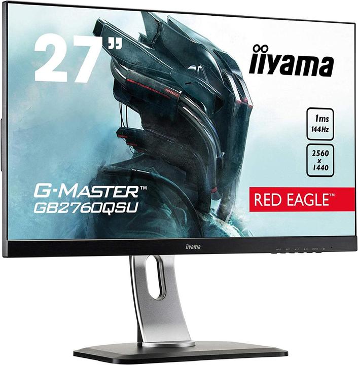 iiyama G-Master GB2760QSU-B1 (2560 x 1440 pixels, 27")