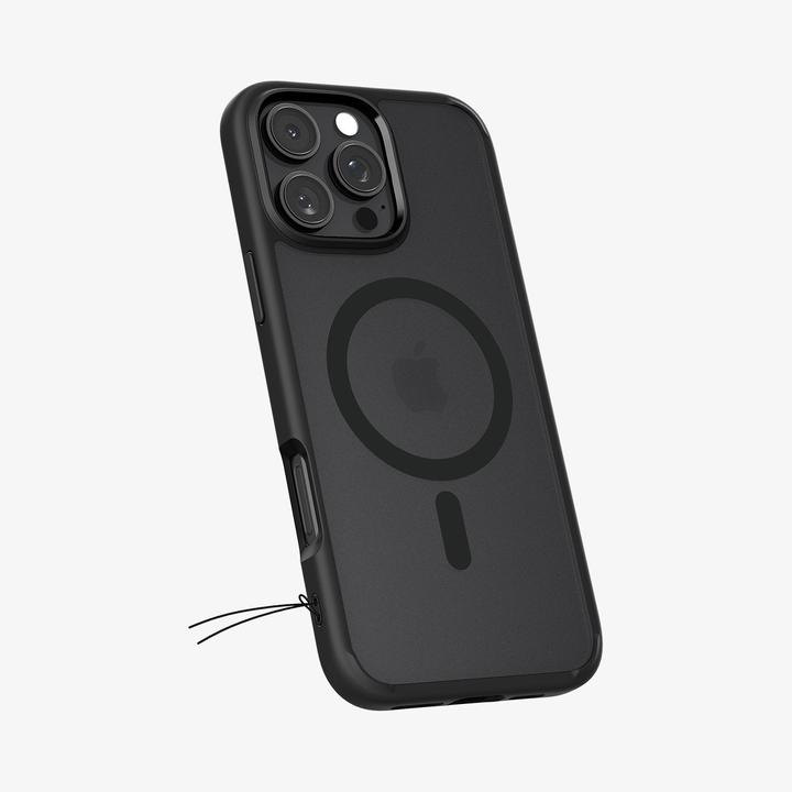 Actual product image Spigen Ultra Hybrid MAG iPhone 16 Pro MagSafe frost black ACS08134 (Apple iPhone 16 Pro)