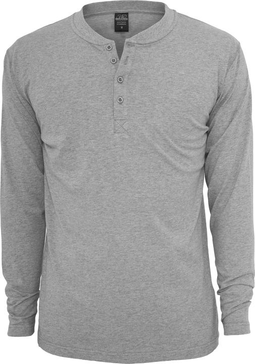 Urban Classics Basic Henley L/S Tee