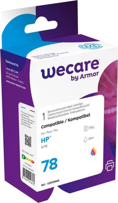 Produktbild Wecare Druckerpatrone K20109W4 kompatibel zu HP 78 color (cyan / magenta / gelb)