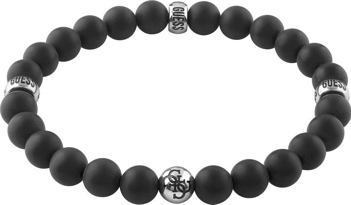Immagine prodotto Guess Bracciale con perline 4G Icon Uomo JUMB02117JWSTBKT/U (18 cm, Acciaio inossidabile)