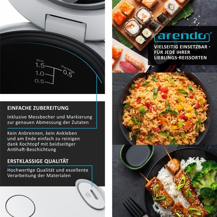 Actual product image Arendo Rice cooker