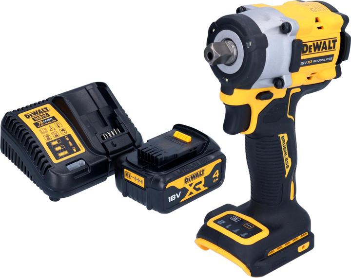 Produktbild DeWalt DCF 922 M1 Akku Schlagschrauber 18 V 406 Nm 1/2" Brushless + 1x Akku 4,0 Ah + Ladegerät (Akkubetrieb)