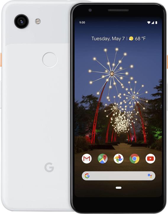 Google Pixel 3a XL (64 GB, Clearly White, 6", Single SIM, 12.20 Mpx, 4G)