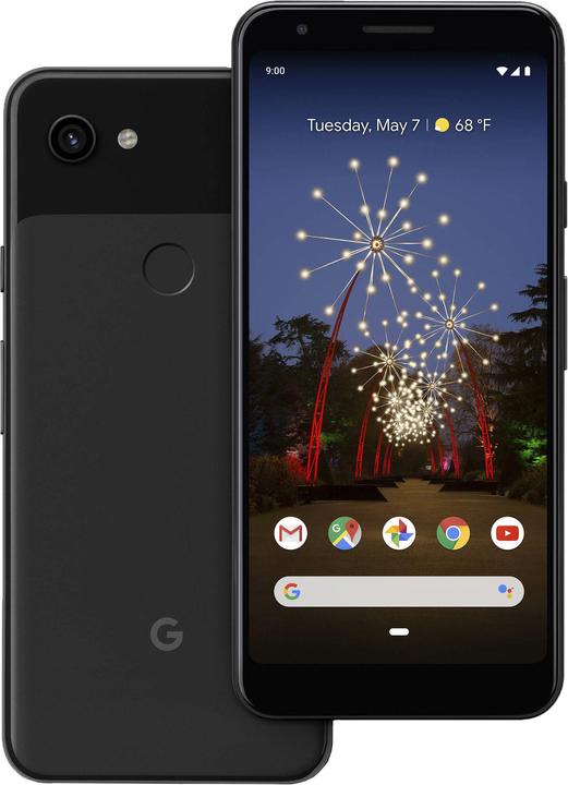 Google Pixel 3a XL (64 GB, Just Black, 6", Single SIM, 12.20 Mpx, 4G)