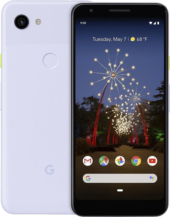 Google Pixel 3a (64 Go, Purple, 5.60", SIM simple, 12.20 Mpx, 4G)
